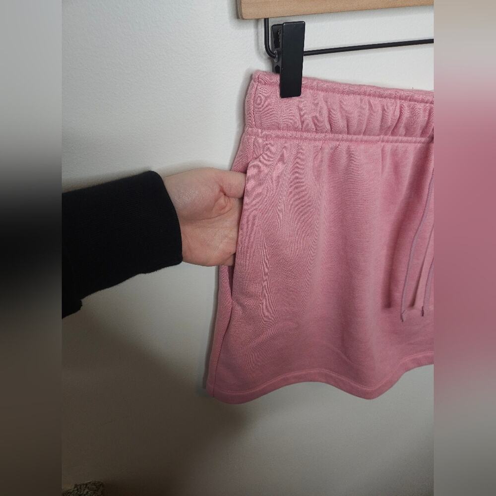 Nike Women's sportswear Club Fleece Skirt Mini Skirt in Soft Pink NWT - Picture 8 of 13